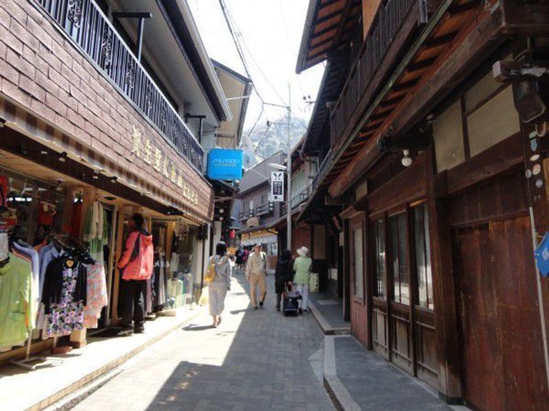 Kobe Private Tour - old town street in Arima Hot Spring