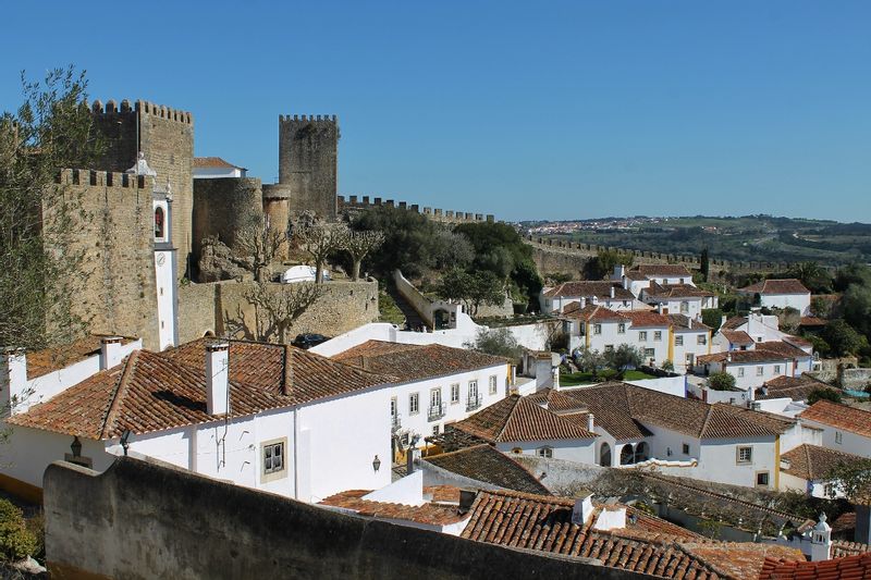 Lisbon Private Tour - Obidos view from the walls