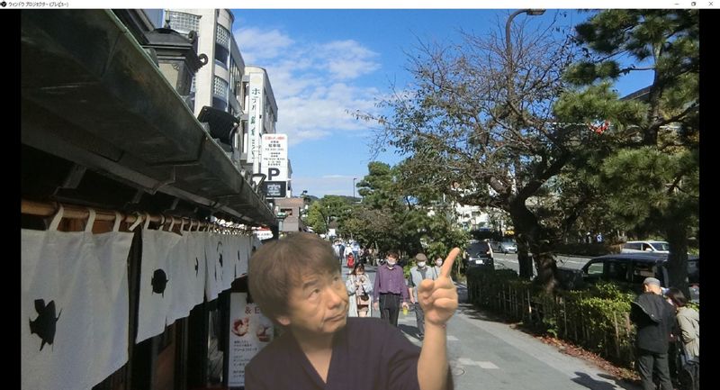 Kamakura Private Tour - We are on the main street of the town.