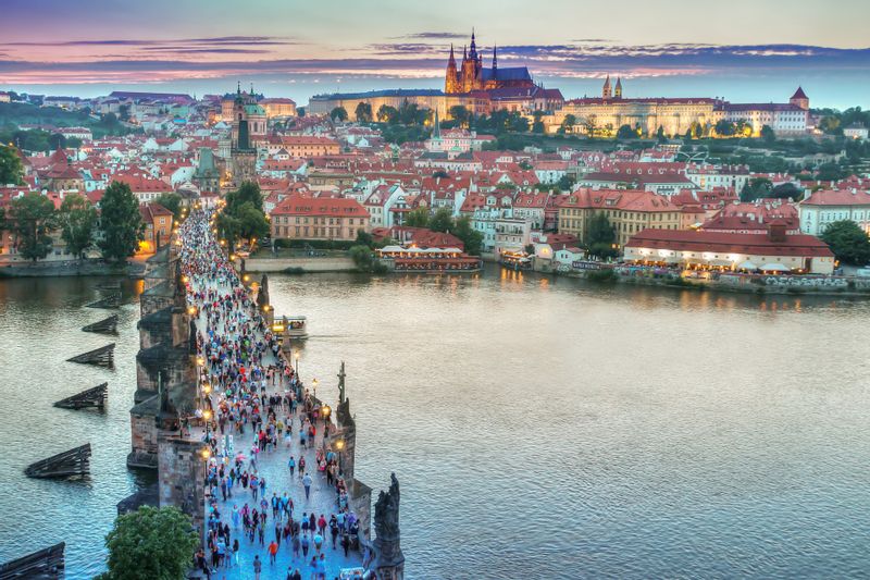 Prague Private Tour - Walk over the famous Charles Bridge and go back in time at Castle Hill