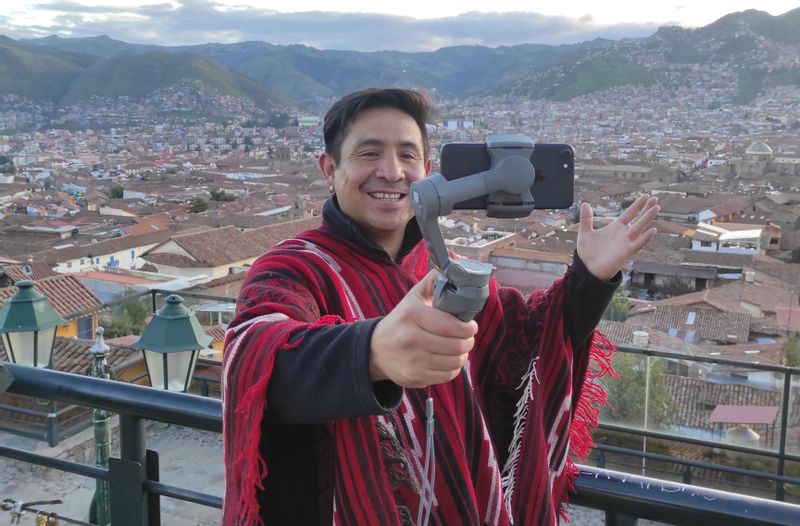 Cusco Private Tour - Your virtual host welcomes you live from the top viewpoint of San Blas, artisan neighborhood