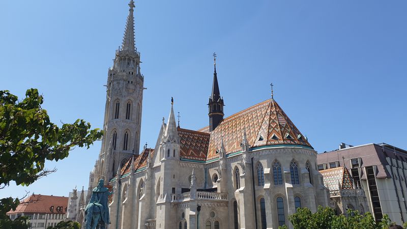 Budapest Private Tour - Matthias Church from the Fishermen's Bastion