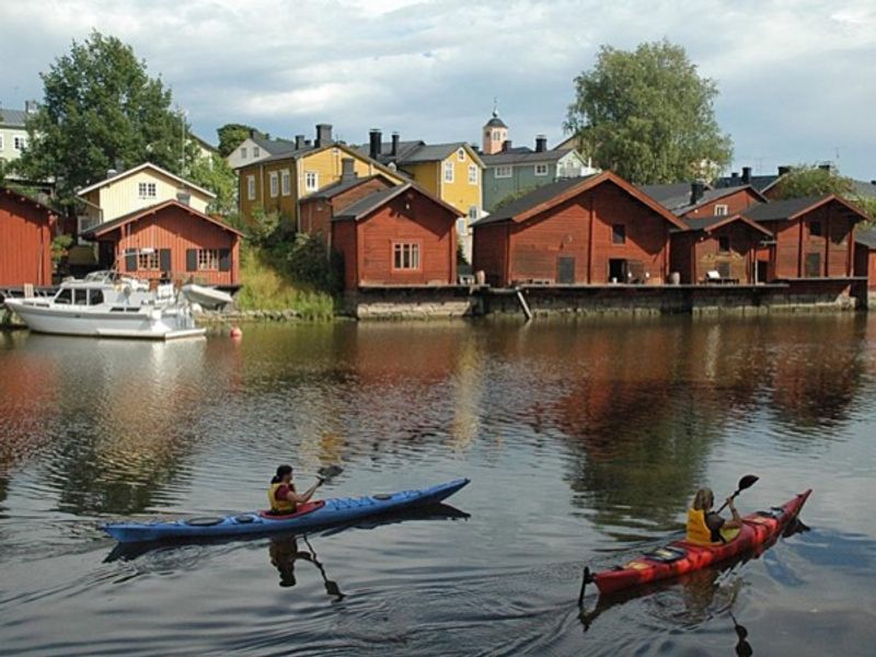 Helsinki Private Tour - Canoes in summer and skiing in the wintertime on the Porvoo river