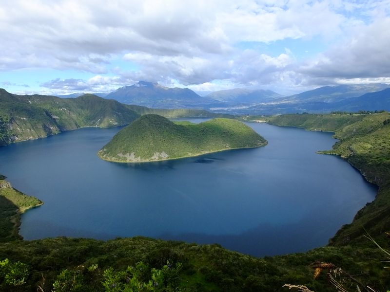 Imbabura Private Tour - Cuicocha lake in the volcano crater