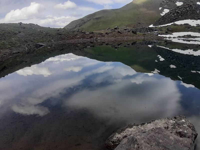 Bishkek Private Tour - lake in spring