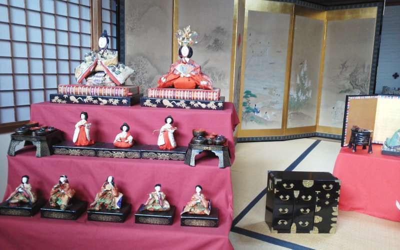 Sado Private Tour - Hina Dolls displayed at a private house in Aikawa.