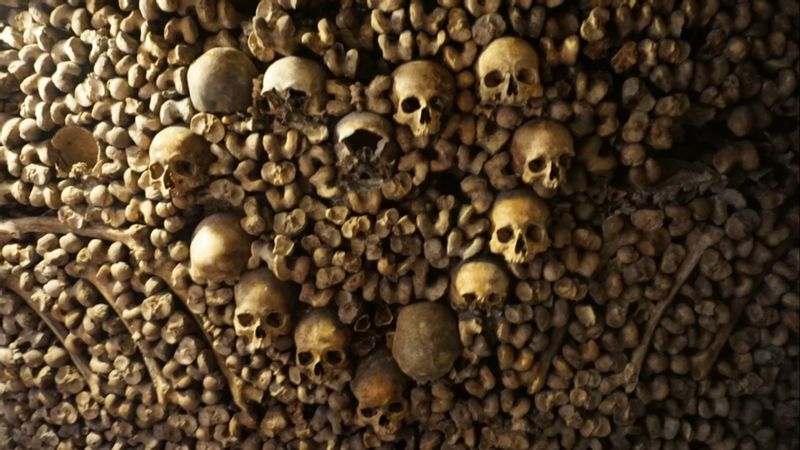 Paris Private Tour - The heart of skulls in the catacombs museum, Paris, France 