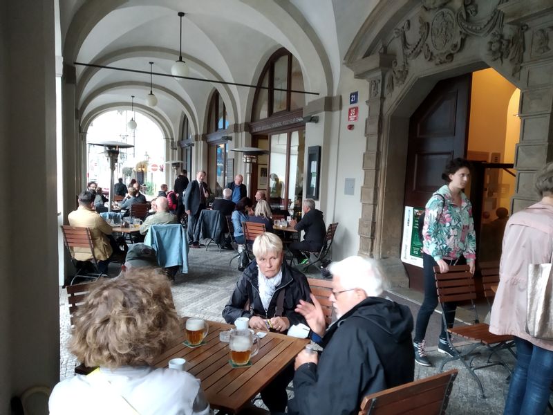 Prague Private Tour - At lunch