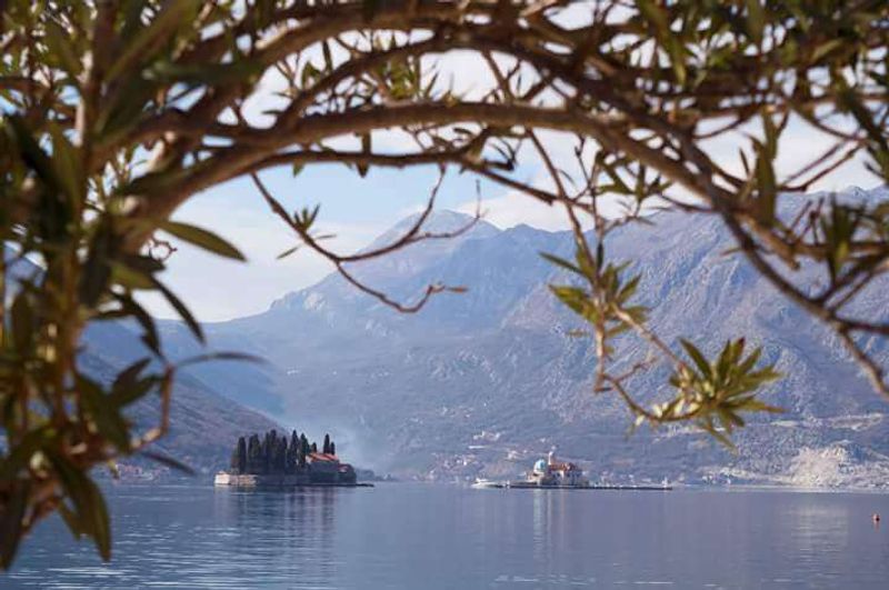 Kotor Private Tour - View of two islands in Perast