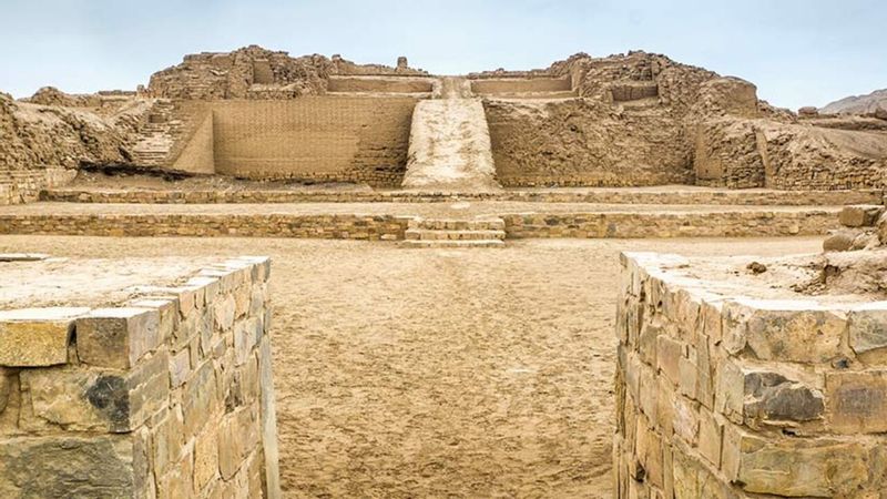 Lima Private Tour - Pyramid with a ramp at Pachacamac Oracle