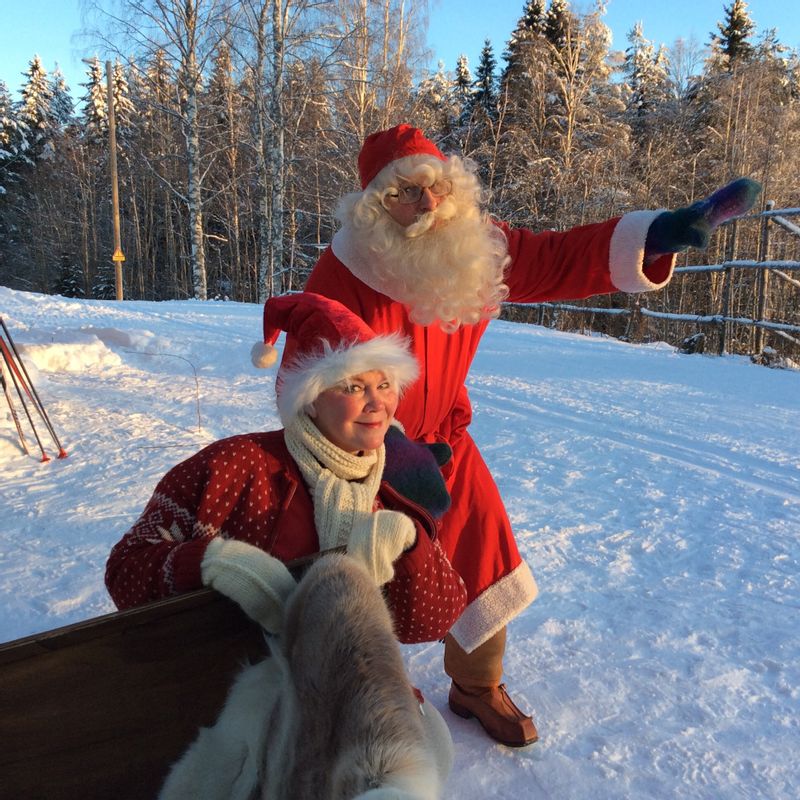 Southern Finland Private Tour - Santa Claus and Mama Santa in the snowy Finland
