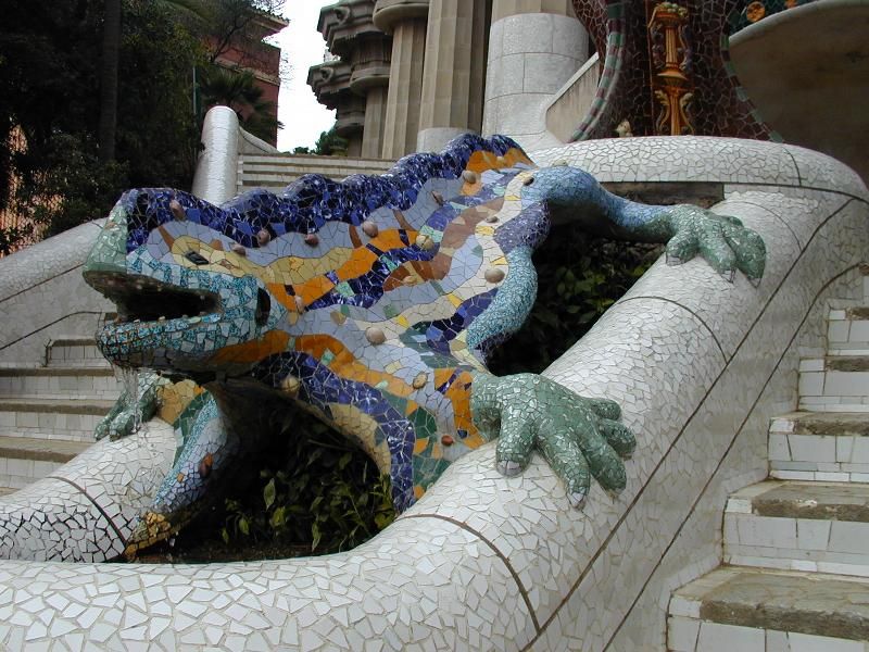 Barcelona Private Tour - The dragon at Park Güell