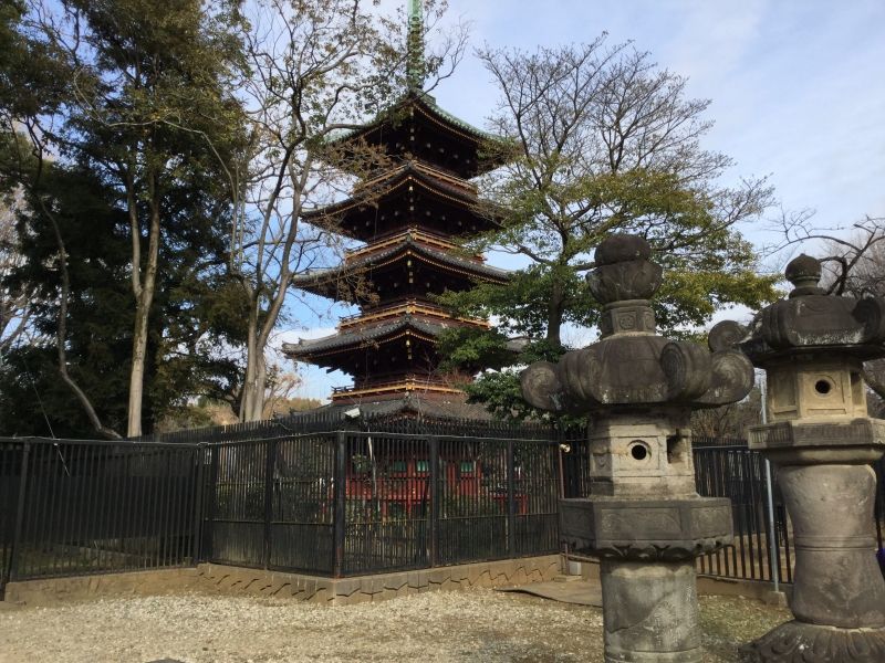 Tokyo Private Tour - T6. Ueno Tosho-Gu Shrine (Five story pagoda)