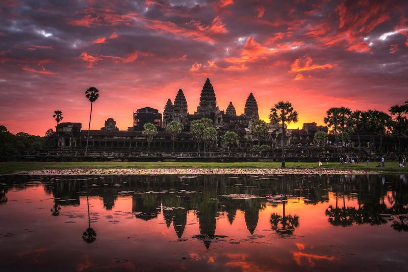 Siem Reap Private Tour - Angkor sunrise, Siem Reap, Cambodia.