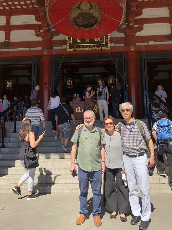 Tokyo Private Tour - Asakusa Sensoji Temple, with a lovely couple from Rome