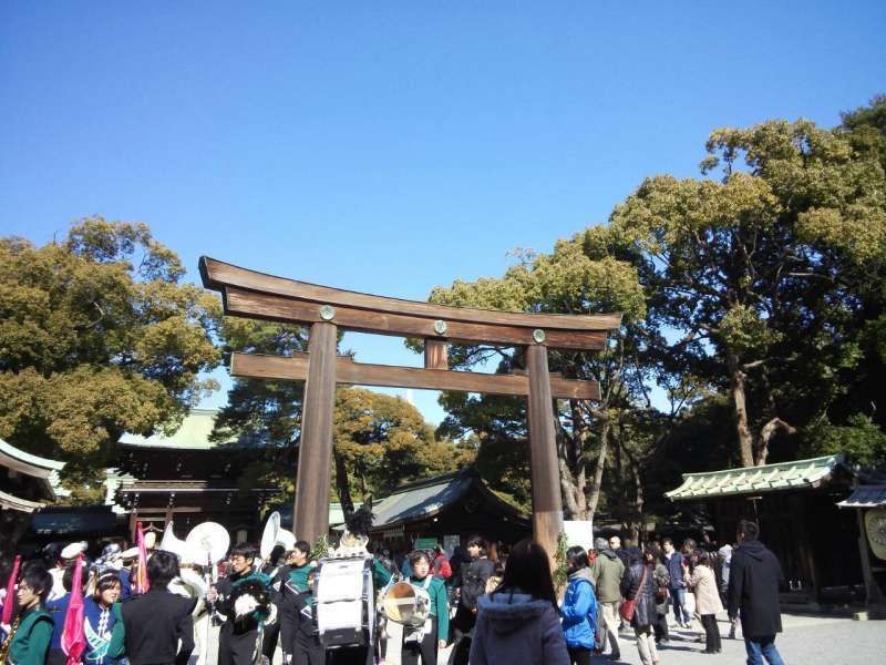 Tokyo Private Tour - The entrance for main building of Meiji-jingu , in Harajuku