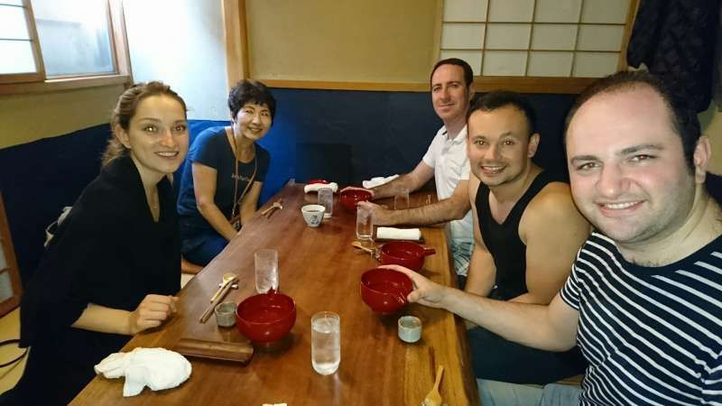 Tokyo Private Tour - At an authentic Japanese cuisine restaurant in Ueno