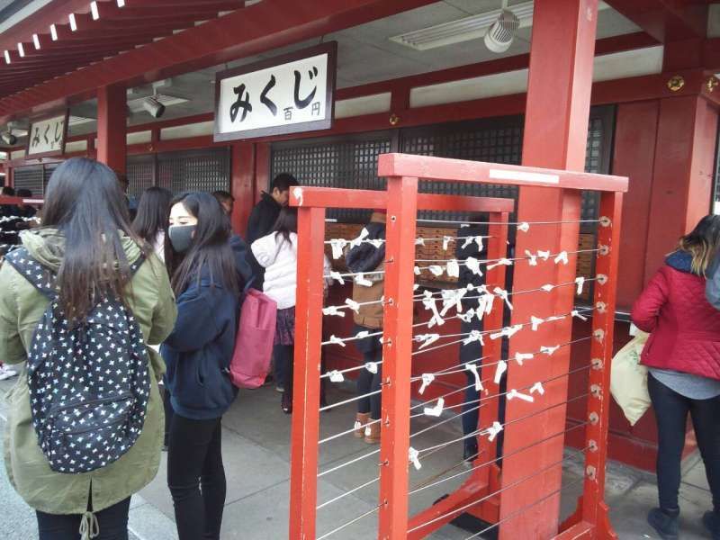Tokyo Private Tour - Omikuji or fortune strip
English version available