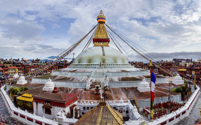 Kathmandu Private Tour - Boudhanath Stupa panorama view