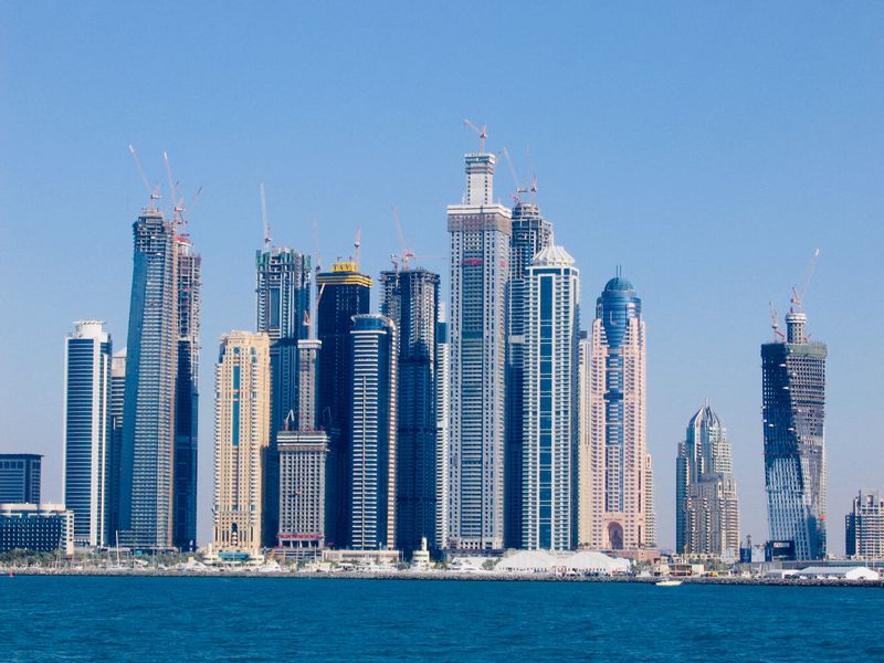 Dubai Private Tour - Marina and jbr building view 