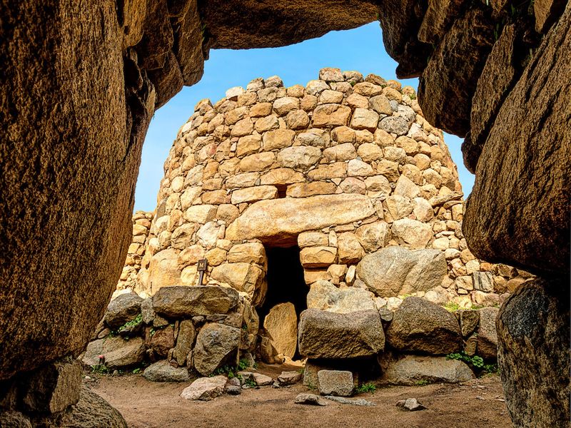 Sardinia Private Tour - main tower of Nuraghe La Prisciona