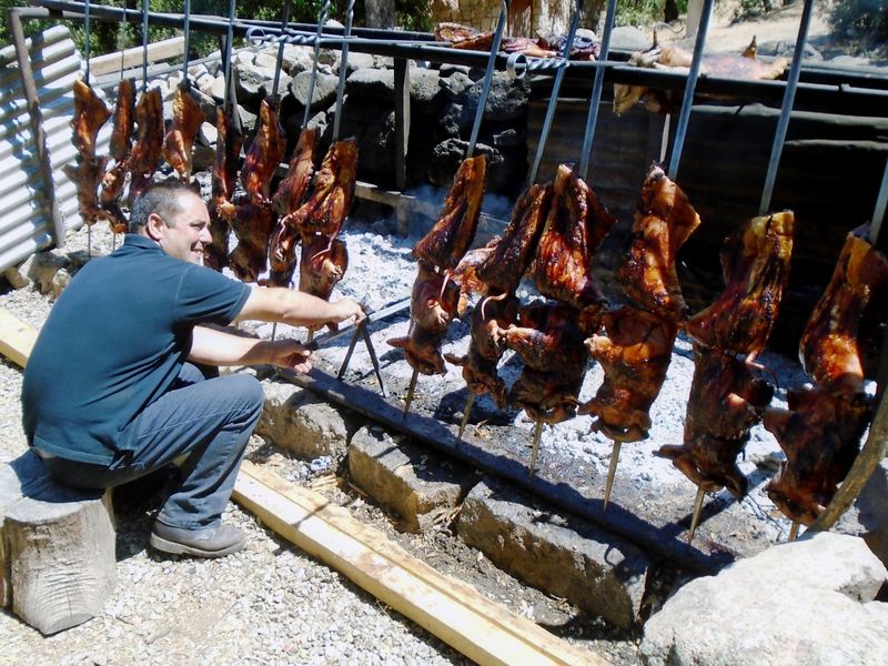 Sardinia Private Tour - The shepherds lunch is based on roasted suckling pigs ... 