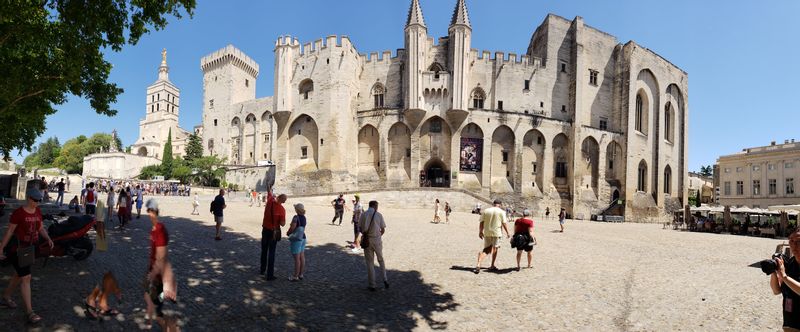 Provence-Alpes-Cote d'Azur Private Tour - Popes'Palace square 