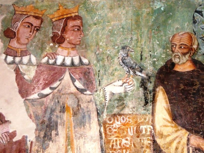 Sardinia Private Tour - Frescos in chapel of the Los Regnos Altos