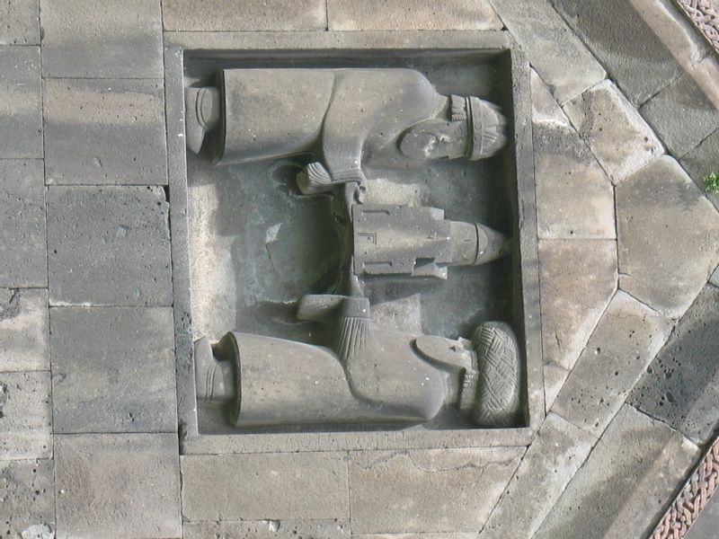 Yerevan Private Tour - Sculptural relief on the X century Church of Holly Cross in Haghpat