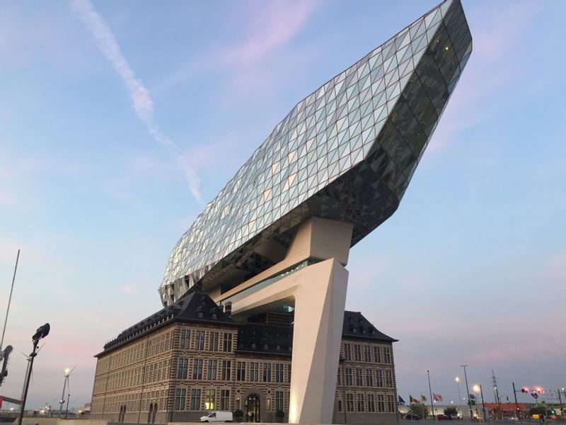 Antwerp Private Tour - Zaha Hadid design for the main offices of the Port of Antwerp