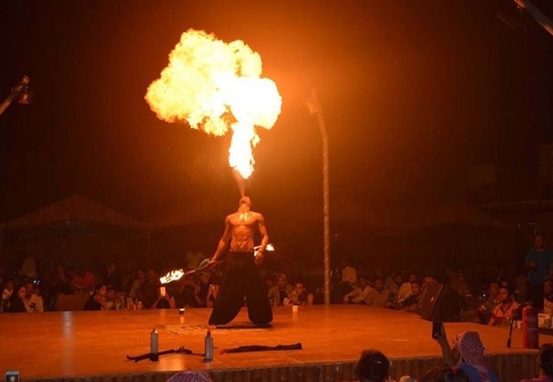 Dubai Private Tour - Fire show