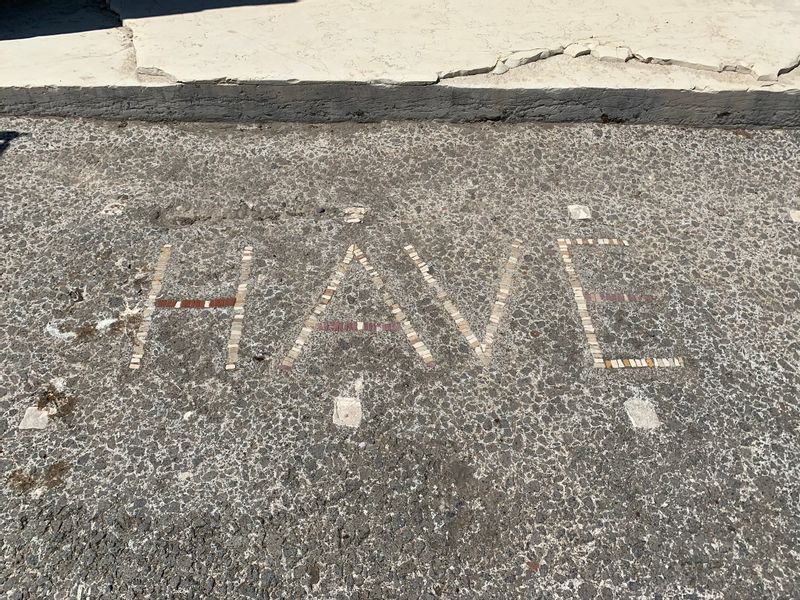 Pompeii Private Tour - a detail from the House of Faun 