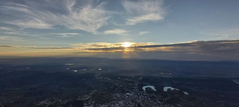 Tirana Private Tour - Sunset from the mountain of Kruja