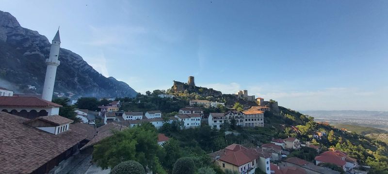 Tirana Private Tour - Castle of Kruje seen from Panorama hotel