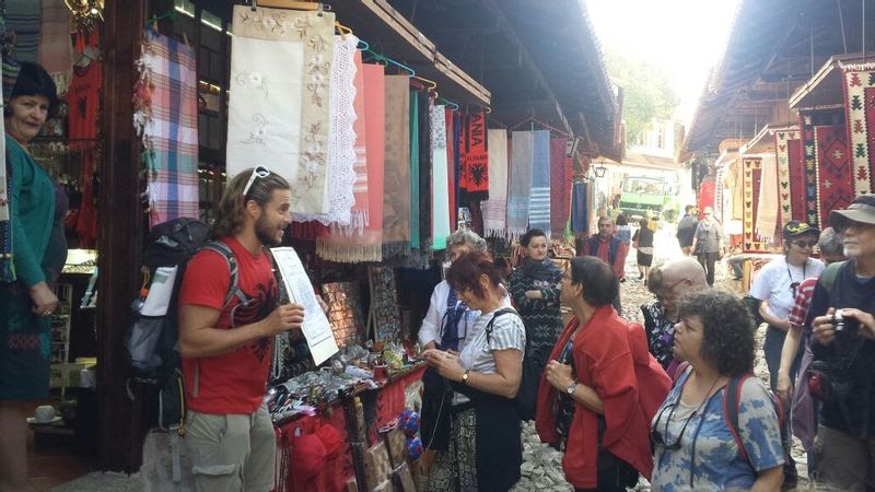 Tirana Private Tour - At the old bazaar Kruje