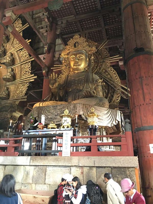 Nara Private Tour - large Buddhist statue