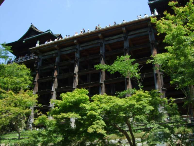 Kyoto Private Tour - 有名的"清水寺舞台"。
下定決心,從這裡乾脆跳下去吧!