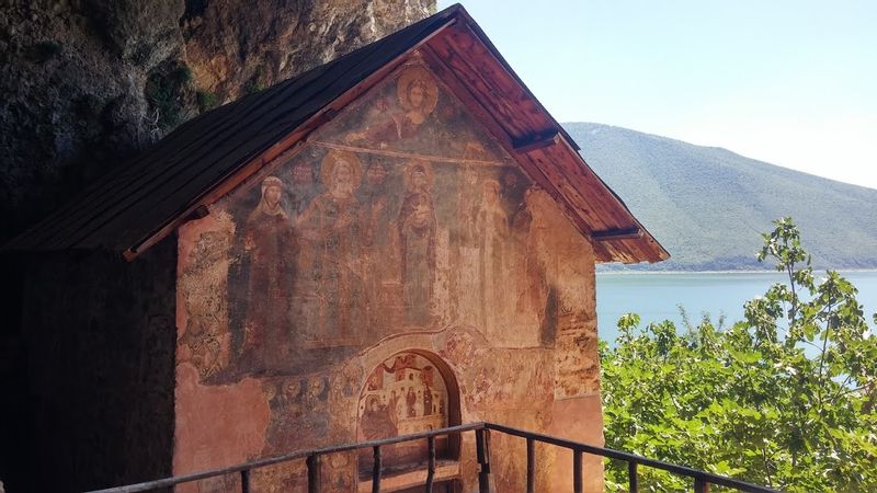 Tirana Private Tour - Old church in the island of Prespa lake