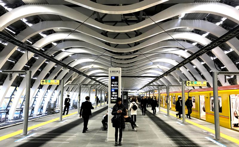 Tokyo Private Tour - Ginza Line in Shibuya Station was renewed in 2020.  You can ride the cute yellow metro!