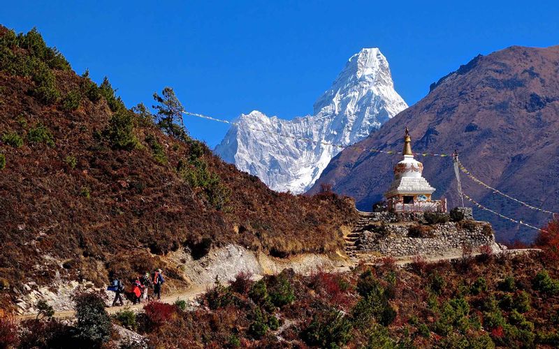 Kathmandu Private Tour - Mount Amadublam from Namche View Point