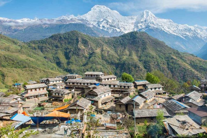 Bagmati Private Tour - Ghandruck Village with mountain 