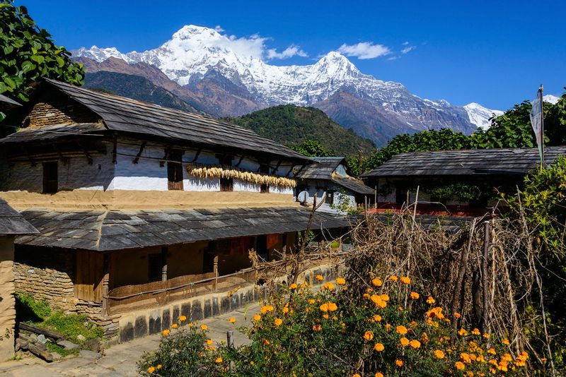 Bagmati Private Tour - Ghandruck Village with mountain 