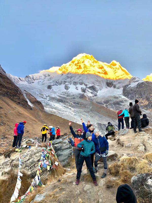 Bagmati Private Tour - Annapurna South picture was taken from ABC