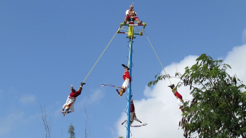 Cancun Private Tour - The flying men of Tulum.