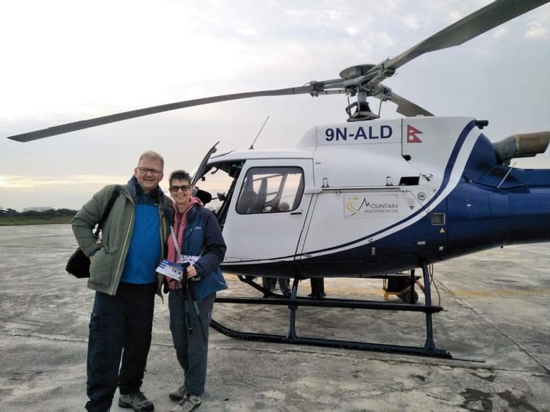 Kathmandu Private Tour - Before take off from Kathmandu Airport 