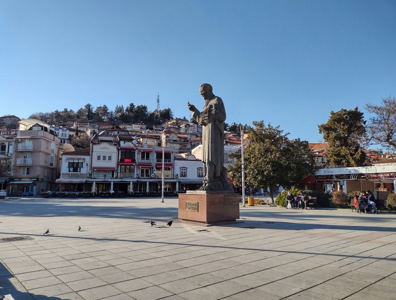 Ohrid Private Tour - The monument of St. Clement - the starting point of the tour