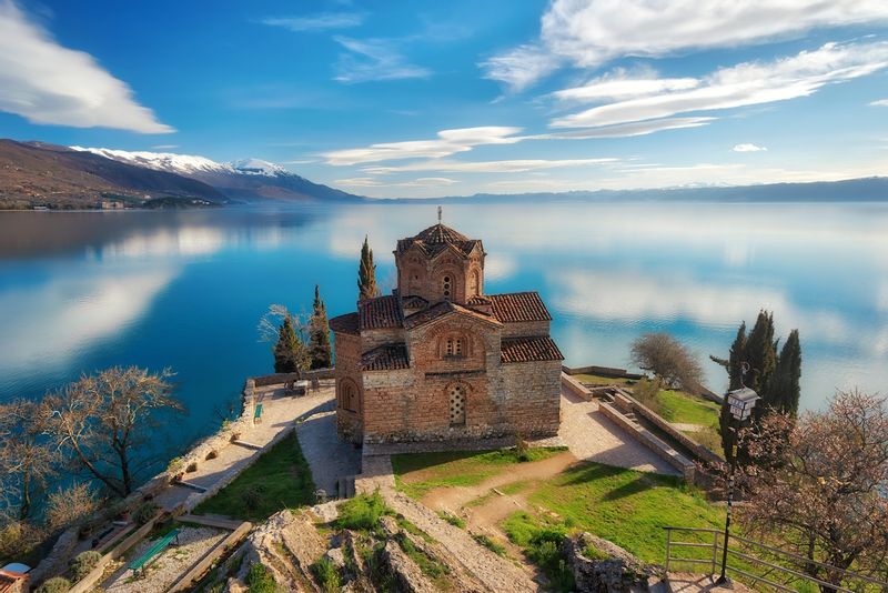 Ohrid Private Tour - The church of St.John - the most popular selfie-picture taken place in the whole city 