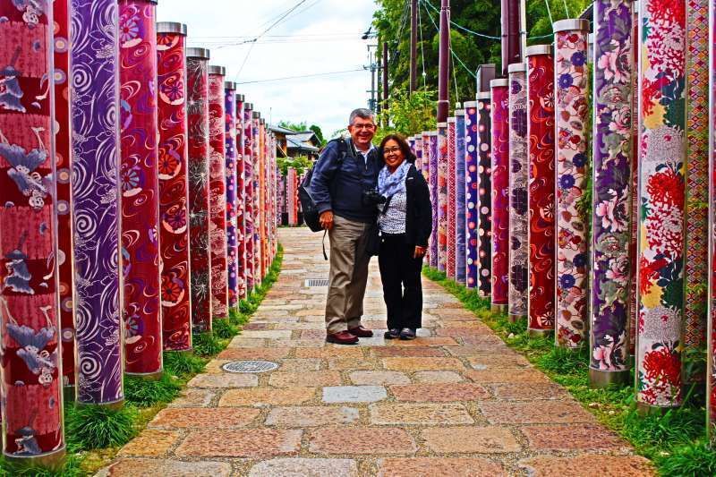 Kyoto Private Tour - A picture in the Kimono Forest.