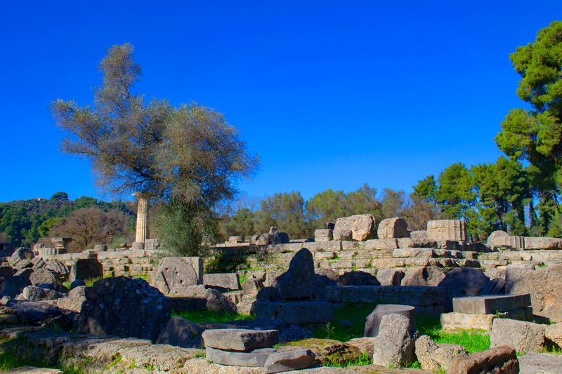 Olympia Private Tour - Ruins of the temple of Zeus