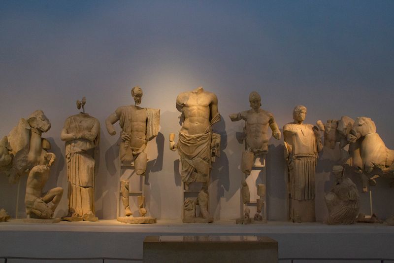 Olympia Private Tour - East pediment of the Temple of Zeus